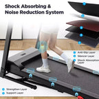 Treadmill on Sale,Treadmills Clearance,Portable Treadmill for Home Use, 71Programs, Music Speakers,Running Walking Jogging,Knee Strap Gift