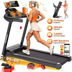 Treadmill on sale, Folding Treadmill Clearance for Home with Adjustable Incline,7.5MPH Speed,3.0HP Foldable Compact Treadmill Running Machine