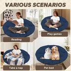 Papasan Patio Chair with Cushions