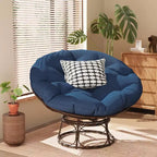 Papasan Patio Chair with Cushions
