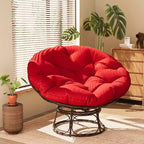 Papasan Patio Chair with Cushions