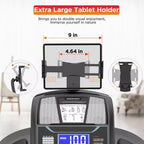 Treadmill on Sale: 4.5HP Folding Treadmill for Home with 20% Auto Incline, 300lb Capacity, APP Control, Bluetooth Speakers, 12MPH Speed, 71 Programs