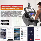 Treadmill on Sale: 4.5HP Folding Treadmill for Home with 20% Auto Incline, 300lb Capacity, APP Control, Bluetooth Speakers, 12MPH Speed, 71 Programs