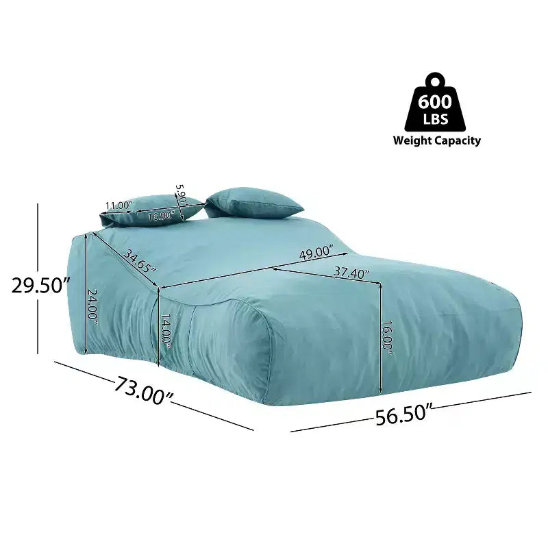 Christopher Knight Home Zhi Modern Outdoor Patio Bean Bag Daybed