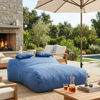 Christopher Knight Home Zhi Modern Outdoor Patio Bean Bag Daybed