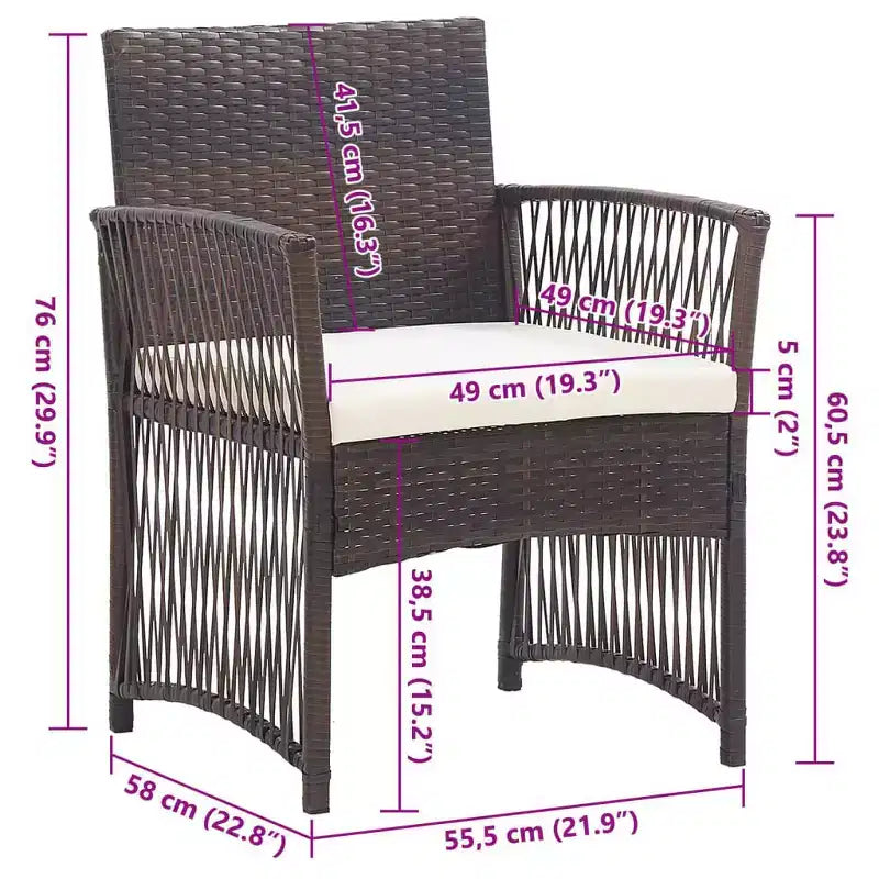 vidaXL Garden Chair, Chairs