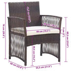 vidaXL Garden Chair, Chairs