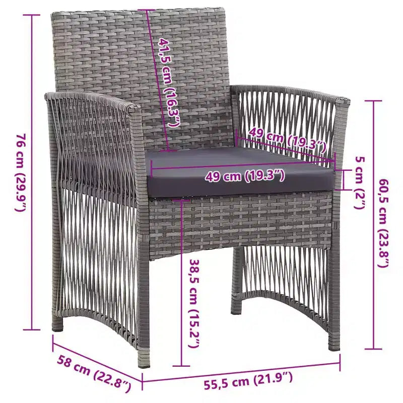 vidaXL Garden Chair, Chairs