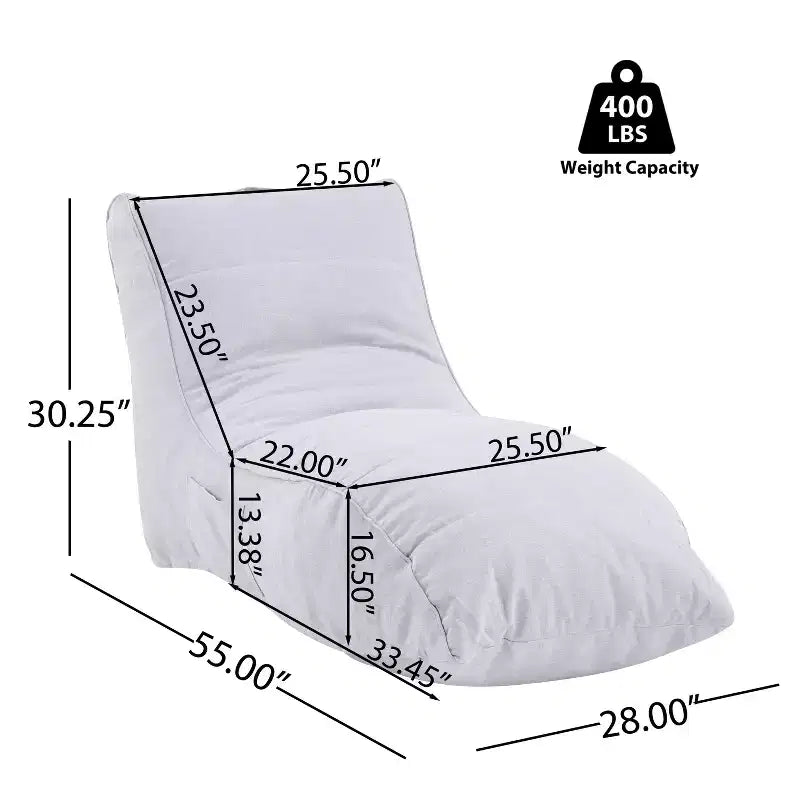Christopher Knight Home Florence Modern Outdoor Bean Bag Lounge Chair