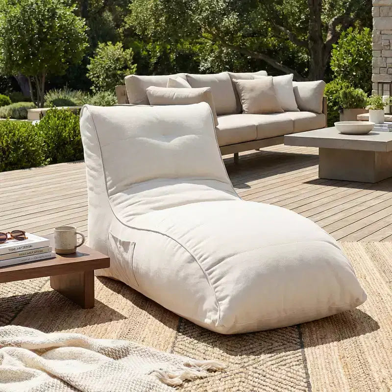 Christopher Knight Home Florence Modern Outdoor Bean Bag Lounge Chair
