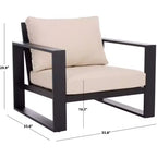 Fash Aluminum Chair Indoor/Outdoor (Set of 2) - PAT7553 - Safavieh