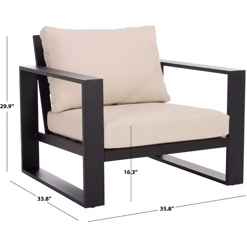 Fash Aluminum Chair Indoor/Outdoor (Set of 2) - PAT7553 - Safavieh