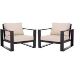 Fash Aluminum Chair Indoor/Outdoor (Set of 2) - PAT7553 - Safavieh
