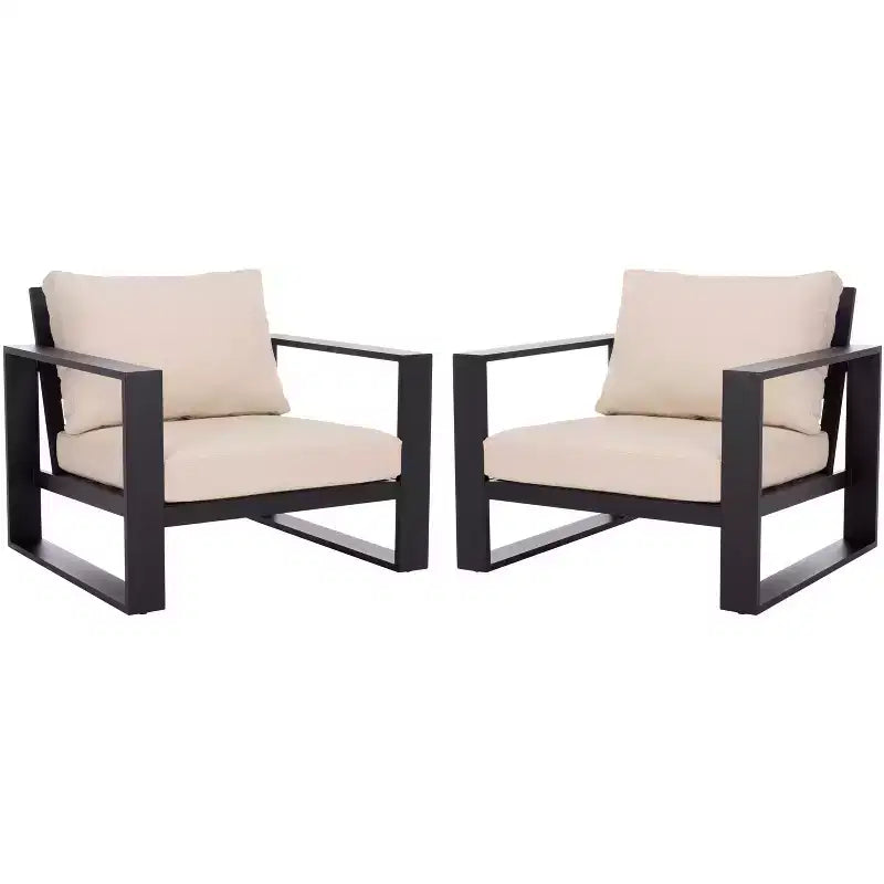 Fash Aluminum Chair Indoor/Outdoor (Set of 2) - PAT7553 - Safavieh
