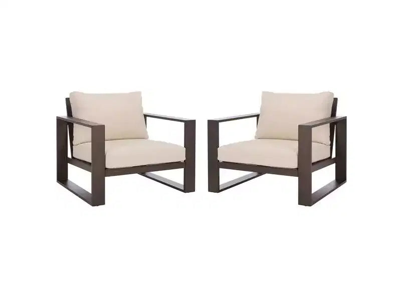 Fash Aluminum Chair Indoor/Outdoor (Set of 2) - PAT7553 - Safavieh