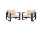 Fash Aluminum Chair Indoor/Outdoor (Set of 2) - PAT7553 - Safavieh