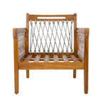 Christopher Knight Home Dahyun Modern Outdoor Acacia Wood Club Chair with Handwoven Rope (Set of 2)
