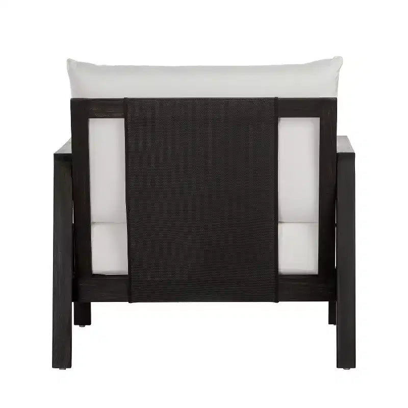 Christopher Knight Home Bernice Modern Outdoor Acacia Wood Club Chair with Thick Cushions (Set of 2)