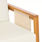 Christopher Knight Home Bernice Modern Outdoor Acacia Wood Club Chair with Thick Cushions (Set of 2)