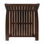 MAYEERTY Set of 2 Acacia Wood Outdoor Dining Chairs, Rustic Slat Panel Patio Seating for Summer Lounging