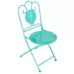 The Lakeside Collection Foldable Metal Icon Chairs -