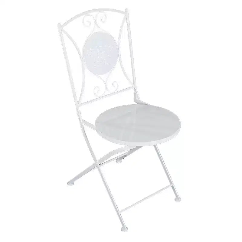 The Lakeside Collection Foldable Metal Icon Chairs -