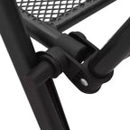 vidaXL Reclining Chair Set of 2 E-coated, powder-coated steel
