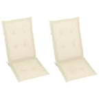vidaXL Rocking Chair Bamboo, Bamboo, Polyester Standard Durable