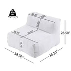 Christopher Knight Home Noelia Modern Patio Olefin Bean Bag Sofa (Set of 2)