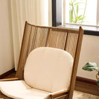 ModernLuxe Outdoor Rocking Chair with High Arc Backrest & Cushion, PE Rattan Patio Rocker, Modern Wicker Lounge Chair