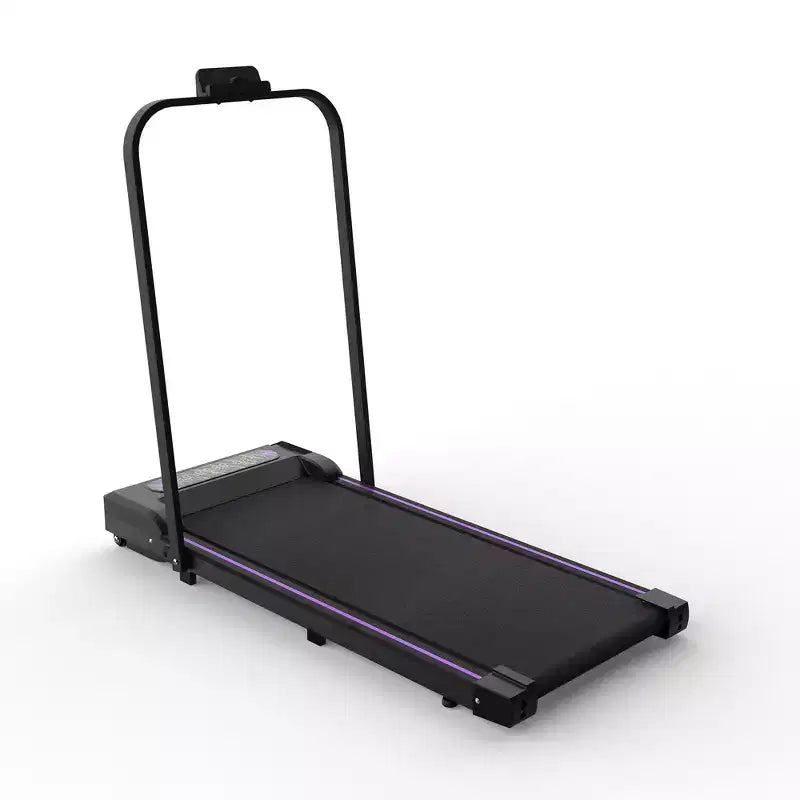 Whisen 2 in 1 Foldable Treadmills, Under Desk Treadmill, Home Exercise Walking Pad, Walking Jogging Machine with Handle Bar