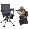 Costway Shooting & Hunting Chair w/ 3 Position Adjustable Legs 360 Silent Swivel