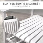 Outdoor Rocking Chair Set of 2, Patio Wooden Rocking Chair with Smooth Armrests, High Back for Garden, Balcony, Porch, Supports Up to 352 lbs