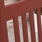 Outdoor Rocking Chair Set of 2, Patio Wooden Rocking Chair with Smooth Armrests, High Back for Garden, Balcony, Porch, Supports Up to 352 lbs