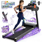 Clearance 4-in-1 Treadmill with 12% Incline, Portable Foldable Treadmills for Home and Office, 3.5 HP Quiet Treadmill