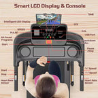 Clearance 4-in-1 Treadmill with 12% Incline, Portable Foldable Treadmills for Home and Office, 3.5 HP Quiet Treadmill