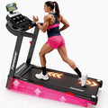 Folding Treadmill for Home with 3.75 HP Motor, App Control, Bluetooth Speakers, Manual Incline, 330 lb Capacity