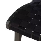 ModernLuxe Acacia Wood Outdoor Lounge Chairs, Patio Rope Weave Accent Chair with Sunken Ergonomic Contour - Set of 2