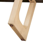 Console Rétro Élégante avec Plateau Effet Marbre et Rangement Polyvalent