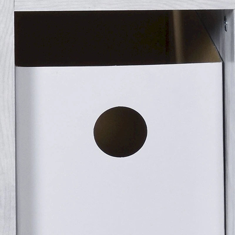 37 Antiqued White Computer Desk