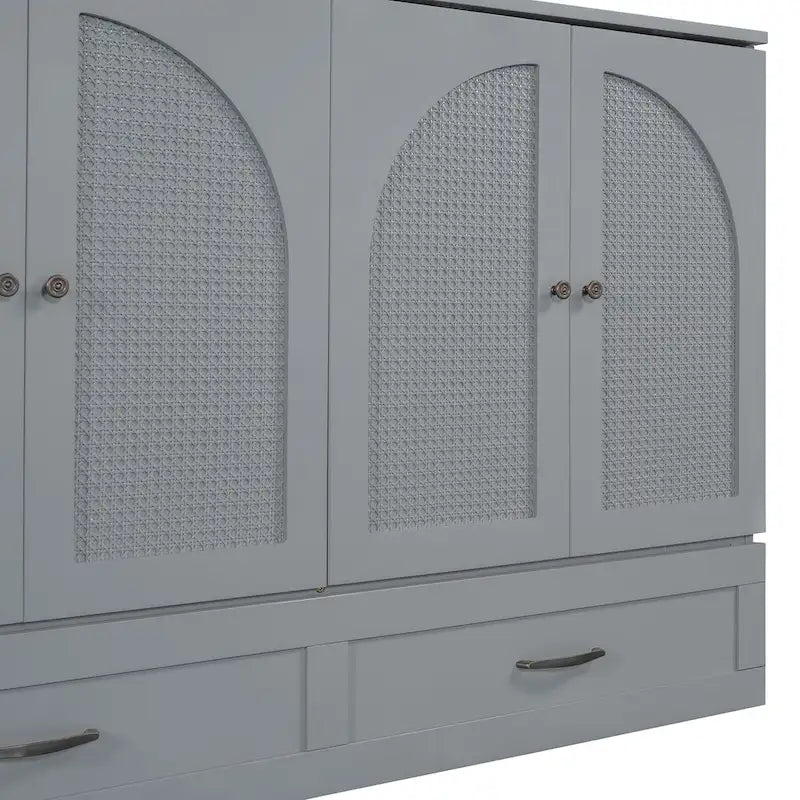 Queen Size Murphy Bed with Large Drawers