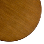 Table à manger ronde Christopher Knight Home avec base en métal - 46,85 L x 46,85 P x 30 H