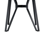Table à manger ronde Christopher Knight Home avec base en métal - 46,85 L x 46,85 P x 30 H