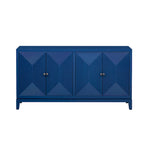 Sleek Storage Cabinet Sideboard Buffet with Vertical Line Design,Suitable for Study,Entrance and Living Room