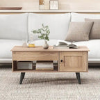 Table basse à plateau relevable Costway avec compartiment de rangement caché - Voir détails