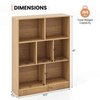 Costway 7-Cube Bookcase for Kids 41 Wooden Toy Storage Organizer - See Details