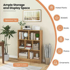 Costway 7-Cube Bookcase for Kids 41 Wooden Toy Storage Organizer - See Details