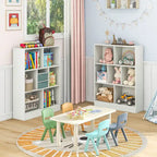 Costway 7-Cube Bookcase for Kids 41 Wooden Toy Storage Organizer - See Details