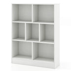 Costway 7-Cube Bookcase for Kids 41 Wooden Toy Storage Organizer - See Details