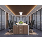 Chaise de bureau ergonomique moderne : Dossier mi-haut, cuir PU, accoudoirs, inclinaison, hauteur réglable, roulettes, pivotante